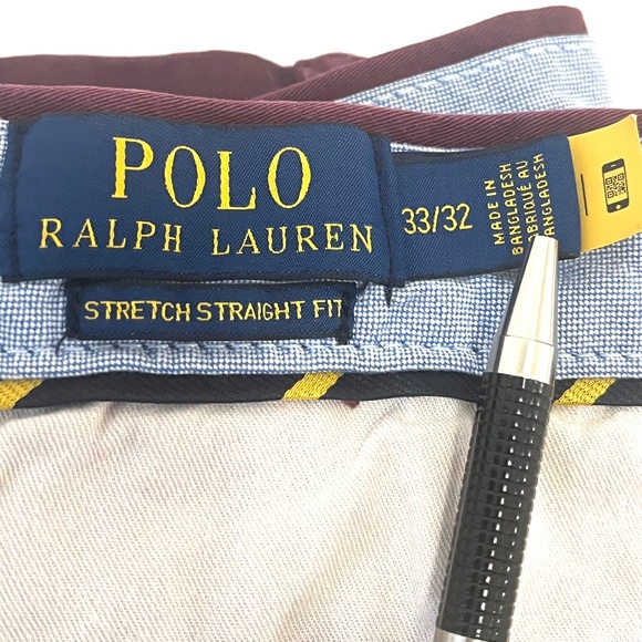 Polo Ralph Lauren Bedford Stretch Straight Fit Chino Pant | Size 33X32 - Picture 15 of 16